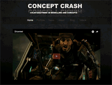 Tablet Screenshot of conceptcrash.com